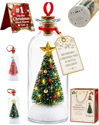 MerryEcho™ - Message in a Bottle Ornament