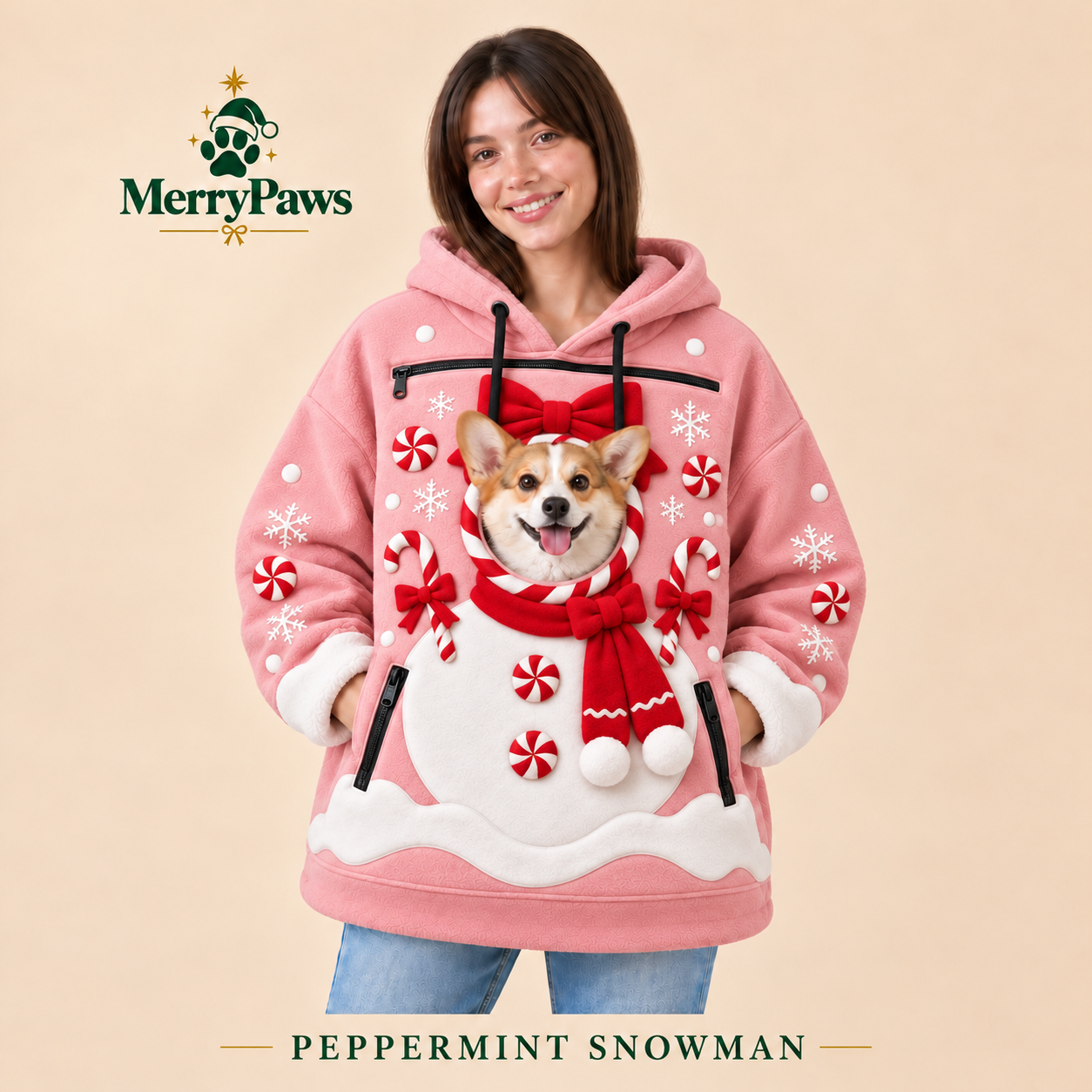 MerryPaws™ - Dog Tote Carrier Hoodie