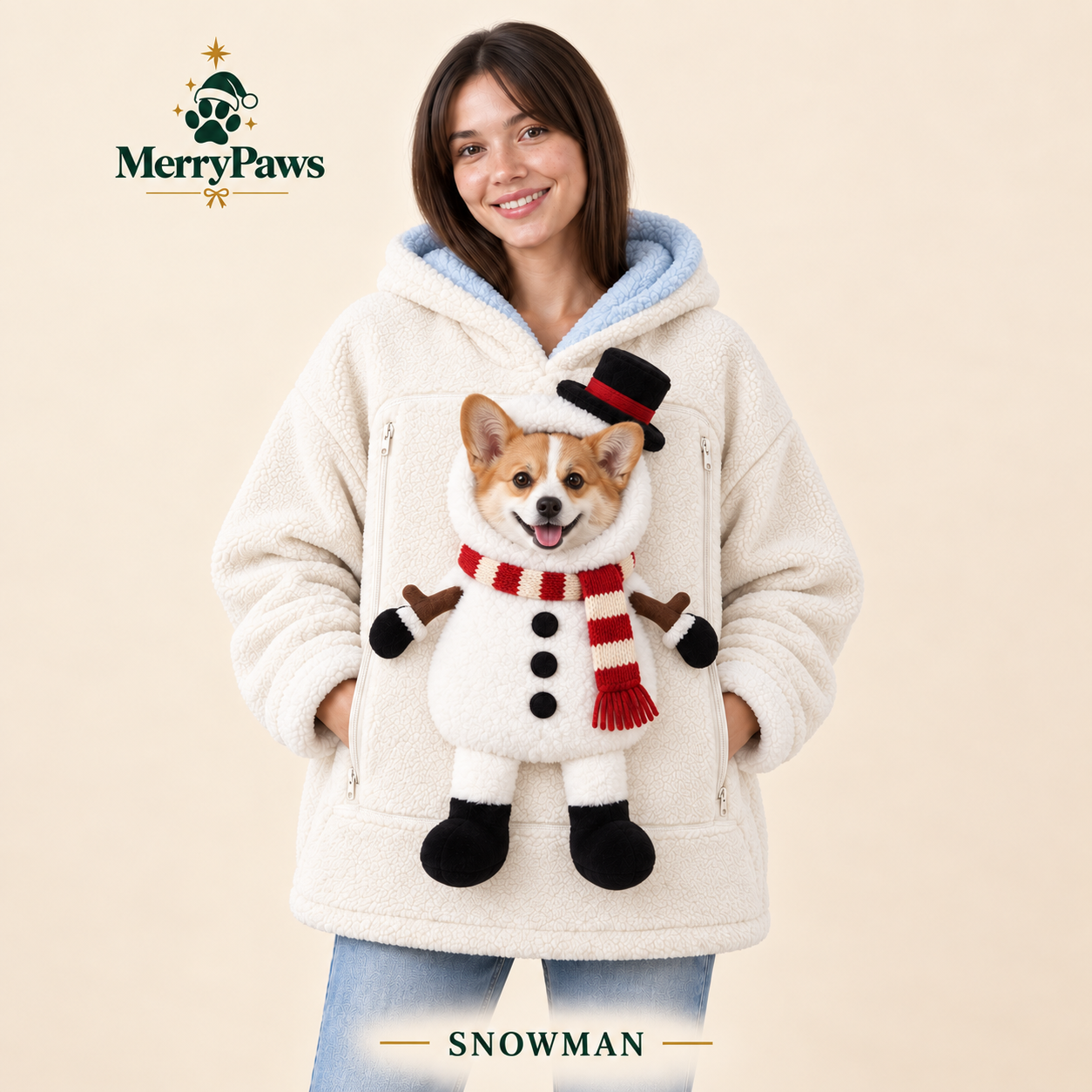 MerryPaws™ - Dog Tote Carrier Hoodie